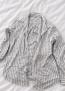 Classic Striped Button-Up Shirt