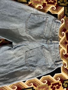 Light Wide Leg Denim Jeans