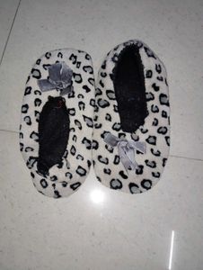 Cute Blue Snowflake Slippers