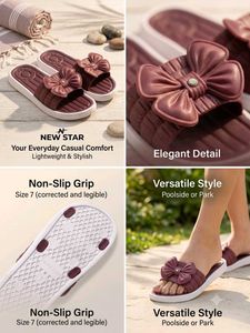 New Star Women's Bow Slides