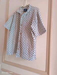 Black And Cream Colour Shirt For Men