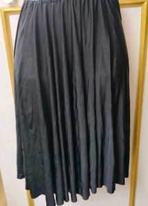 Elegant Black Ethnic Skirt