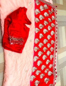 Diwali Offer  🪔 Elegant Peach Saree