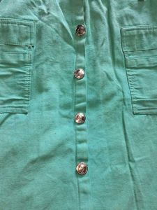 Mint Green Cargo Skirt