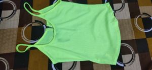 combo of two..sequins skirt top n green to