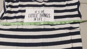 Striped T-Shirt with Graphic Print