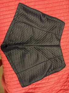 Leather shorts: Rich Navy Blue
