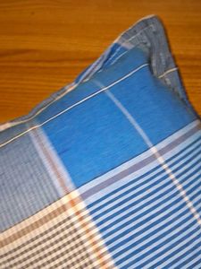 Blue Plaid cushion  takiya 💙