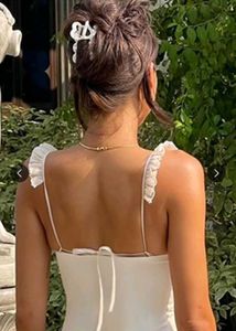 Ruffled Corset Top