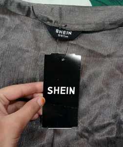 Shein Asymmetric Neck Self-Tie Sleeve Stylish Top