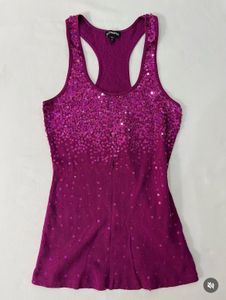 EXPRESS Sequin tank top
