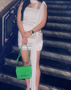 Elegant Newme brand White Party Dress