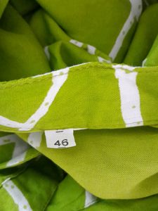 Lime Green Printed Kurta (Women's)