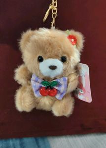 Cute Teddy Bear Charm with Cherry Bow🧸