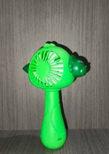 Green Cartoon / Cute Handfan / special for kids