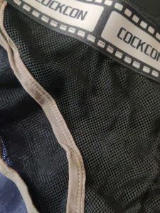 Men's Black Mesh Briefs