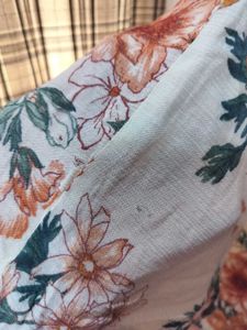 Floral Print Maxi Dress with Slits