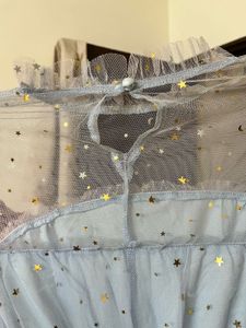 Sparkly Blue Mesh Dress