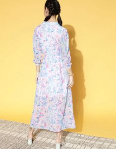 Athena Flowy Floral Print Maxi Dress