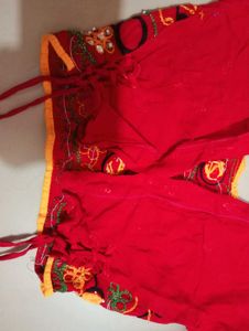 Maroon Chaniya Choli Set