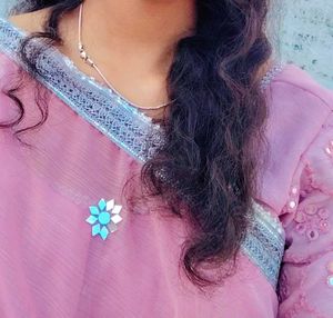 Elegant Pink Saree with Silver Border