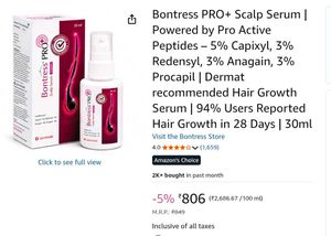Bontress PRO+ Scalp Serum for Hair Growth