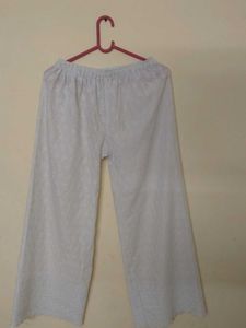 Comfortable White Wide-Legged Pants