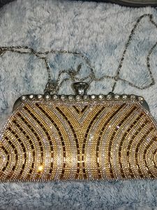 Golden Sling Bag