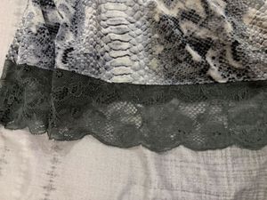 Grunge Snake Print Mini Dress