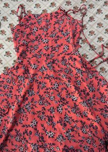 Cute Floral Print Summer Dress
