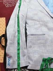 Men's Checked Blazer