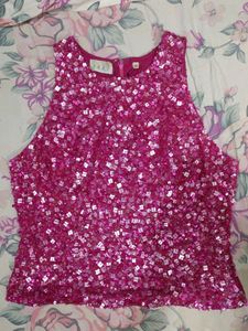 MAGENTA SHIMMER TOP