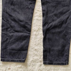 High Waist Black Denim Jeans