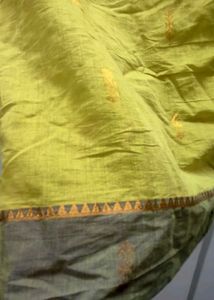 Beautiful chanderi silk  Saree with Gold Print