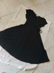 Van Heusen Classic Black Wrap Dress