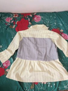 Striped Peplum Shirt