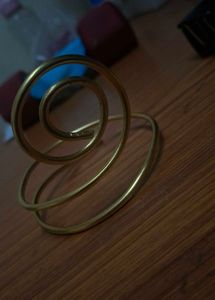 Handmade Gold Spiral Arm Cuff