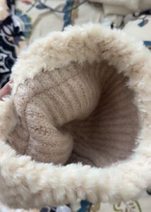 Cute Beanie with Furry Trim