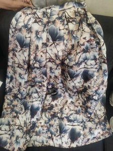 Bohemian Floral Print Skirt