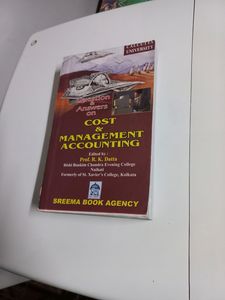 University CU Cost And  management Accounting