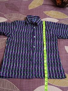 Patterned Long Sleeve Shirt