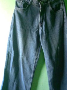 Wide Leg Denim Jeans