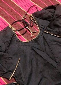 Salee 900 Rs Only BLACK PATIYALA SUIT