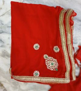 Traditional Red &amp; Black Rajputi Dress