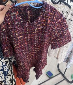 Stylish Tweed Peplum Dress