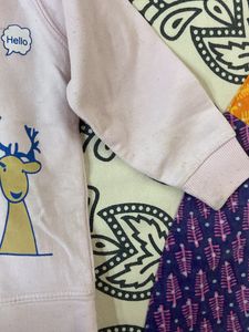 Cute Baby Pink Animal Pajama Set
