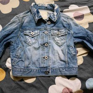 Crop Denim Jacket For Women