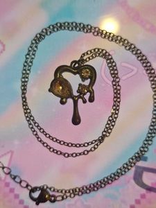 cutecore dripping heart pendant<3🍥🦷