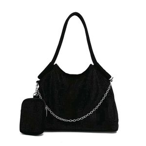 Rhinestone Handbag with Pouch for Women premium qu