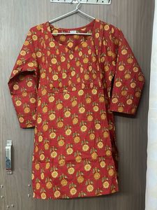 New pure cotton Beautiful  short  Kurti